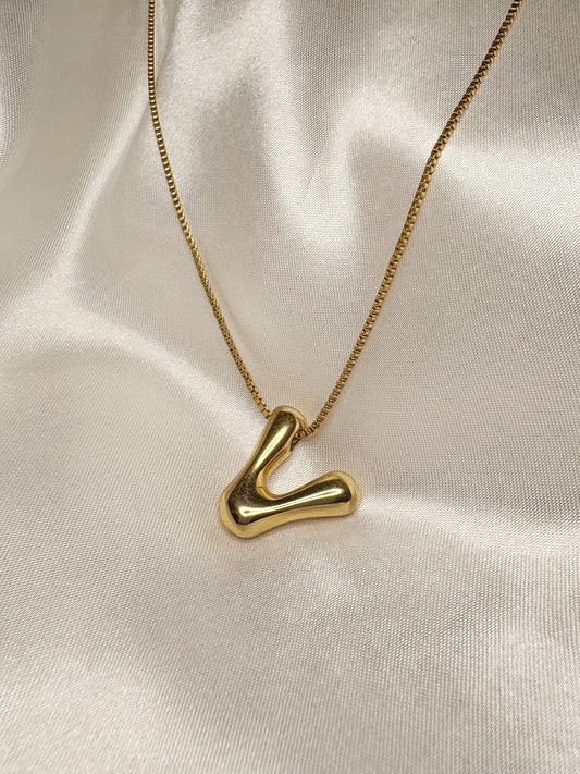 Inicial Bubble Necklace